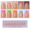 thumbnail image 1 of Gel francés Press On Nails Misssix XBASICTIPS, 300 unidades, 15 tamaños, 1 of 7