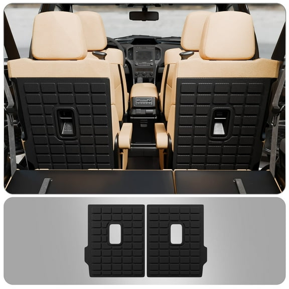 Back Seat Cover Protector  For 2019-2025 Subaru Ascent Kick Mat 7 Seats 2nd Row Backrest Mats