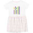 thumbnail image 3 of Inktastic Mardi Gras Flag 2 Girls Toddler Dress, 3 of 5