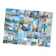 thumbnail image 4 of 50 pegatinas de paisaje natural, decorativas, estéticas, paisajes de viaje, álbumes de recortes, pegatinas para bricolaje, planificador, diario, portátiles, equipaje, color azul, 4 of 10