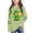 Mint Green, variant on St. Patrick's Day Girls Long Sleeve Graphic Tee Tunic Leprechaun Shamrock Black Kids Sizes 110-170,Size 3 T