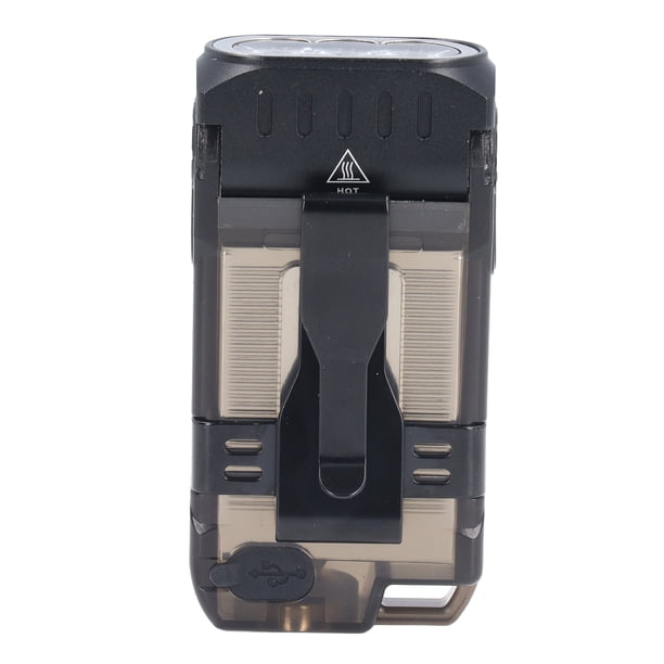 Linterna De Llavero, Linterna EDC Recargable Impermeable IP67 1200LM Para Emergencia