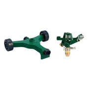 Orbit Zinc Impact Sprinkler and Plastic Wheel Base with Quick Connect