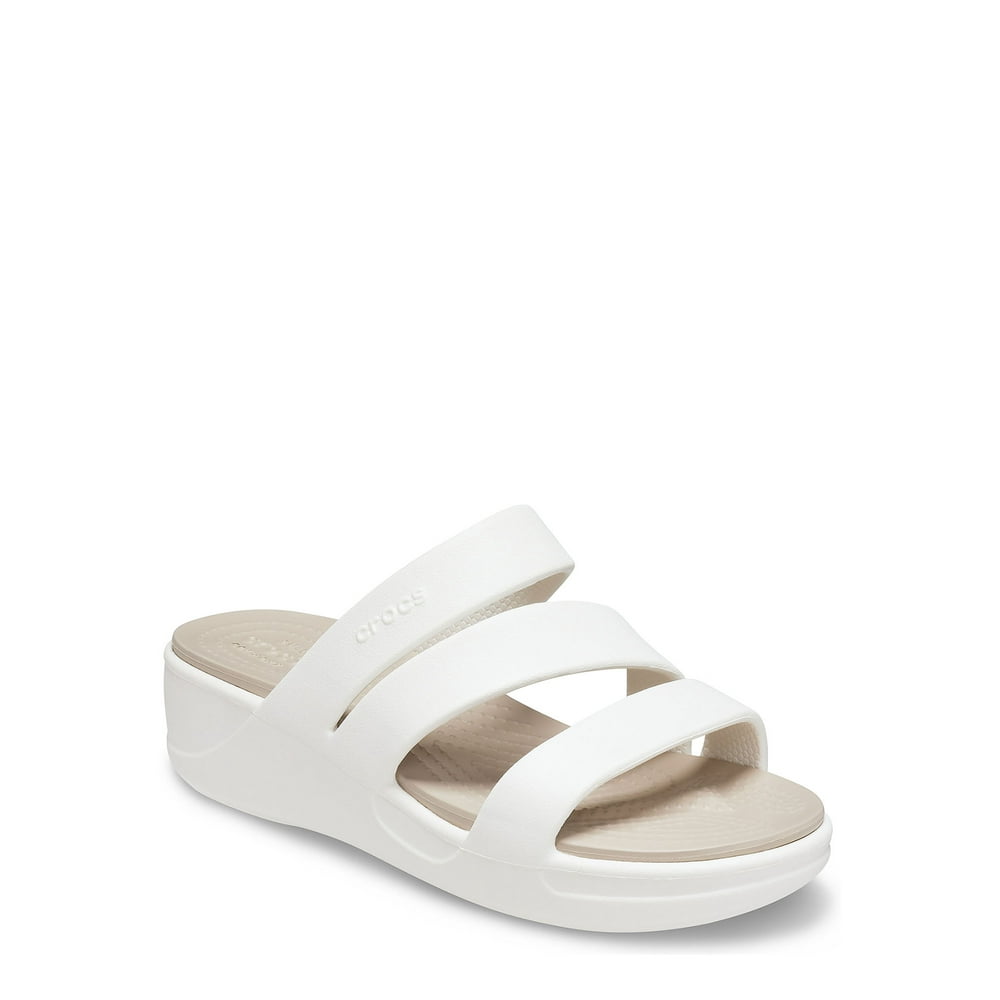 crocs monterey women's strappy wedge sandals