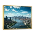 thumbnail image 2 of Designart "Nyc Usa Cityscape Of wall decor I" Cityscapes Floater Framed Canvas Wall Art, 2 of 7
