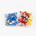 thumbnail image 4 of 100 conectores de pala Piggy Back, terminales eléctricos de crimpado, 10-22 AWG (rojo, azul y amarillo), 4 of 5