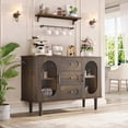 thumbnail image 6 of Studyset 47" Sideboard Buffet Cabinet with Fluted Glass Doors & 3 Drawers,Mid-Century Credenza Storage with Adjustable Shelves,Modern Coffee Bar Cabinet for Kitchen,Dining Room,Living Room, 6 of 7