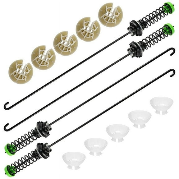 W11130362 4Pcs Washer Suspension Rod Kit,for Washing Machines