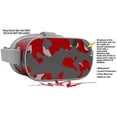 thumbnail image 2 of Decal style Skin Wrap compatible with Oculus Go Headset - WraptorCamo Old School Camouflage Camo Red (OCULUS NOT INCLUDED), 2 of 3