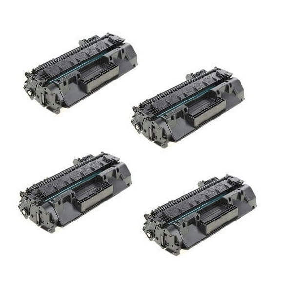 Compatible HP CF280A (80A) toner cartridges - 4-pack