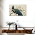 thumbnail image 3 of Elephant Stock Peacock And Blossoms Ii Wall Art - Horizontal Canvas Wall Art - Living Room Wall Decor - Animal Canvas - Blue And Green Decor By Tim O'toole - 30" x 20", 3 of 8