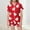 Red, variant on Aihuaihua Kids Silk Pajamas Girls Set Button-Up Shirt and Pant Sleepwear with Pockets Cute Cartoon Print Casual 2 Piece Pjs Clothes Set,150