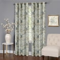 thumbnail image 2 of Achim Tranquil - Lined Grommet Window Curtain Panel, Green, 50x84, 2 of 2