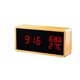 thumbnail image 1 of Reloj despertador digital de madera, reloj digital con 3 configuraciones de alarma, reloj despertador electrónico alimentado por USB, 1 of 5