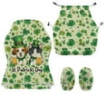 thumbnail image 2 of Xoenoiee Cavalier King Charles Spaniel Cat Shamrock Beer Pattern Gaming Chair Covers Slipcovers, Stretchable Elastic Computer Reclining Gaming Chair Seat Cover with Armrest Cover (No Chairs), 2 of 7