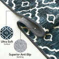thumbnail image 6 of Aoile 2x6 Runner Rug, Moroccan Vintage Washable Rug, Non-Slip & Non-Shedding Print Floor Carpet for Room, Blue, 6 of 9