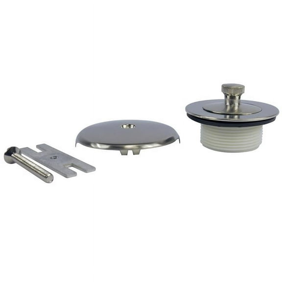 Danco 89239A Brushed Nickel Round Lift N Turn Bath Trim Kit 1-1/2 in.