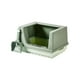 thumbnail image 1 of Caja de arena para gatos con bandeja inferior desmontable semicerrada con pala pulida L verde, 1 of 9