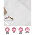 thumbnail image 6 of Easter Bunny Kitchen Dish Towels for Drying Dishes Set of 3, Colorful Eggs Spring Mushrooms Flowers Butterfly Waffle Weave Microfiber Hand Tea Bathroom Towels Quick Dry & Absorbent Towel 12x12, 6 of 7