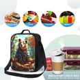 thumbnail image 4 of Disketp Maple Meditating Bear Bolsa Térmica Estampada para Almuerzo, Lonchera para Hombres y Mujeres Adultos, 4 of 7