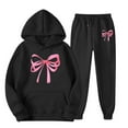 thumbnail image 4 of Valentine's Day Sweatsuits Women 2 Piece Outfit Jogger Set Y2K Cute Hoodie and Pants Tracksuit Set Trouser Suit Casual Leisure Suit Fitness Set Sports Suit Sportswear, 4 of 4