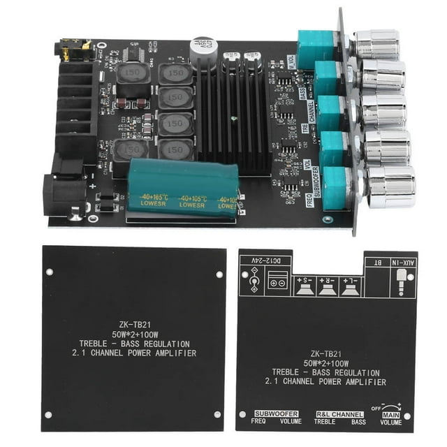 Placa amplificadora digital Bluetooth, placa amplificadora de potencia para módulo amplificador de volumen Placa amplificadora de potencia compacta y liviana