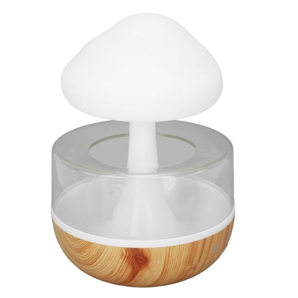 Humidificateur Cloud Rain, 7 Gouttelettes D'eau Légères LED Diffuseur D'huiles Essentielles Mignonnes Humidificateur à Brume Fraîche Diffuseur D'arômes Pour Huiles Essentielles, Assainisseur D