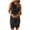 Black, variant on Luxalzxs T Shirt Tank Dress for Women Striped Print Round Neck Sleeveless Tank Top Mini Dress Plus Size Slim Fit Summer Dresses Midi Length Casual Dresses