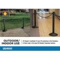thumbnail image 4 of US Weight ChainBoss Indoor/Outdoor Black Stanchion – Weighted Base&nbsp;– Yellow Chain, 4 of 13