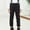 Black, variant on Teen Grils Boys Uniform Pants Straight Pants With Pockets Pull On Chino Pants Stretch Pants Red Uniform Pants For Boys Boys Back To School Clothes Teen Boys Pants Size 14-15 Years