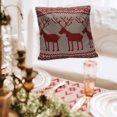 thumbnail image 4 of Lilixerw Christmas Pillow Covers 17.72 x 17.72 inch,Farmhouse Merry Throw Pillow Covers Great Gift for Sofa Couch Bed Living Room Christmas Decor, 4 of 6