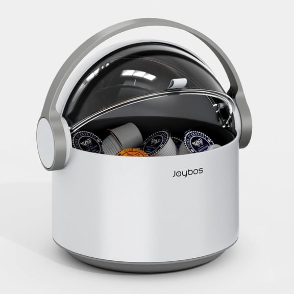 Maoface Small Countertop Trash Can with Lid - 0.6 Gallon Mini Desk Garbage Can for Office Vanity Bathroom