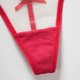 thumbnail image 3 of Puntoco Ropa interior breve para mujer Ropa interior sexy de mujer con encaje fino y transpirable con lazo, 3 of 4