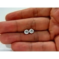 thumbnail image 4 of GIA 1.80CT NATURAL ROUND BRILLIANT DIAMOND STUD EARRINGS PLATINUM IDEAL, 4 of 9
