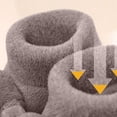 thumbnail image 6 of Fesfesfes Kids Unisex Plush Dog Slippers High Top Closed Heel Warm Fleece Winter Boots Toddler Boys Girls Non-slip Soft Sole Indoor Home Shoes, 6 of 6