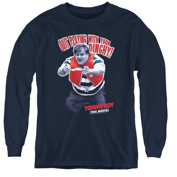 Tommy Boy Dinghy Youth Long Sleeve T-Shirt Tee Navy