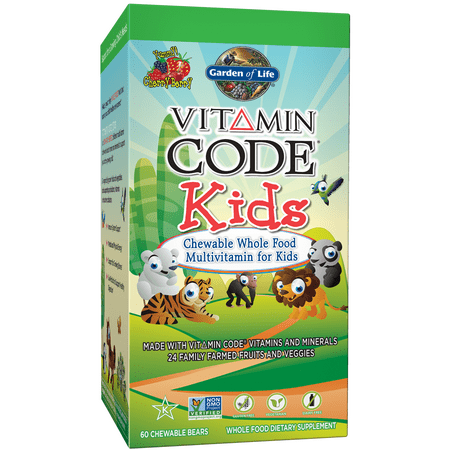 Garden of Life Vitamin Code Kids 60 Chewable (Best Mens Chewable Multivitamin)