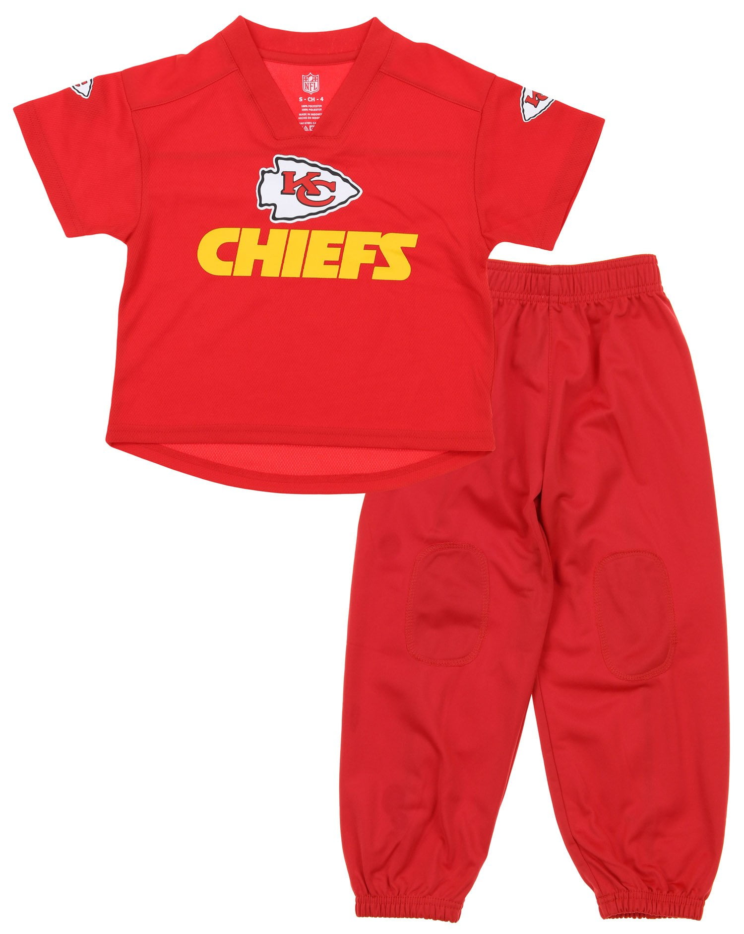 Outerstuff NFL Kids Kansas City Chiefs Extra Point Shirt and Pants Set, Red by