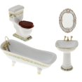 thumbnail image 1 of Gabinete de cocina de casa de muñecas miniatura Tholdsy 1/12 Tipo 2, 1 of 1