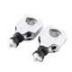 thumbnail image 2 of Elevadores de manillar de motocicleta, accesorios de repuesto universales de alto rendimiento Plata, 2 of 8