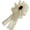 White, variant on Hair Claw Clip Cloth Shark Bow, Forest Streamer Mesh Bow Design, for Daily Hairstyle Fixing Setup and Use, White