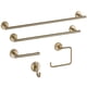 thumbnail image 4 of Toallero de mano de bronce champaña para baño, soporte cuadrado para toalla de baño para cocina, accesorios de baño, 4 of 9