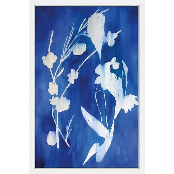 "Cyanotype" Framed Painting Print
