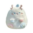 thumbnail image 2 of Adorable almohada de peluche de dinosaurio, juguetes de peluche de peluche, almohada de peluche abrazable Blanco, 2 of 9