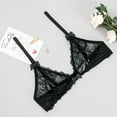 thumbnail image 2 of Varsbaby Women's See Through Unlined Wireless Bra and Panties Set, 2 of 5