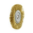 thumbnail image 6 of 5 Inch Pure Copper Wire Wheel Brass Brush For Bench Grinder Metal Polishing, 6 of 8