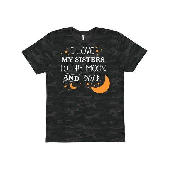 Inktastic I Love My Sisters to the Moon and Back T-Shirt