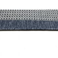 thumbnail image 2 of Bashian L126-GYBL-8X10-LAN108 7.10 ft. x 10 ft. Lanai Geometric Transitional Polypropylene Power Loom Rectangle Area Rug, Gray & Blue, 2 of 5