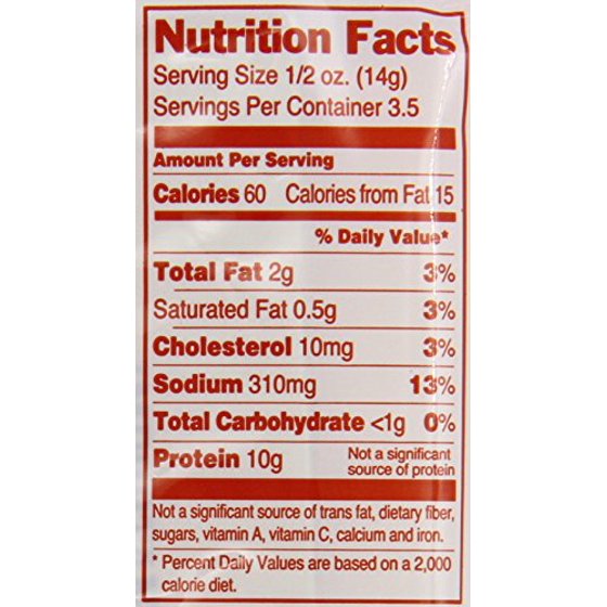 Pork Skins Nutrition Label Labels Ideas 2019