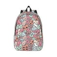 thumbnail image 2 of Rocae Cartoon Hearts for Durable Canvas Backpack Leisure Large Bag Travel Rucksack Multi-function Backpack, 2 of 8